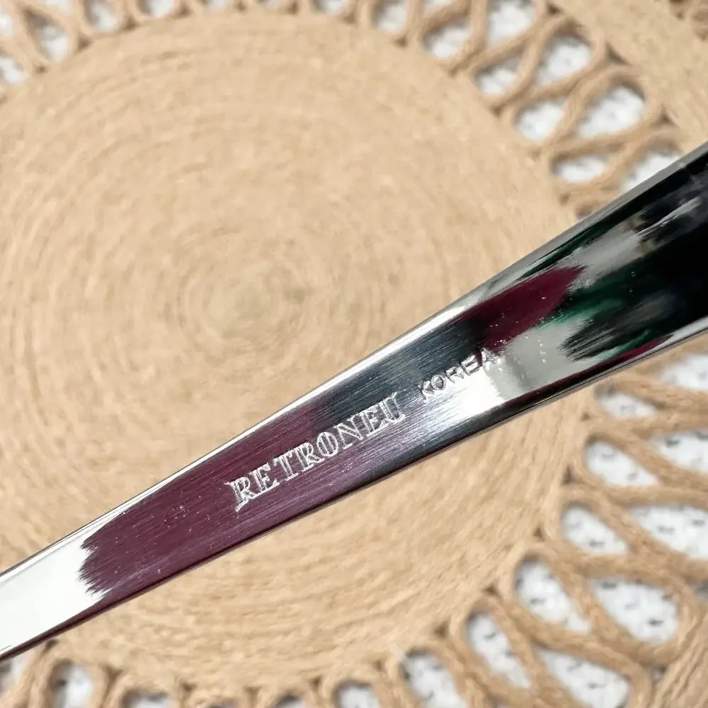 Retroneau Jamestown Korea Stainless Steel Iced Tea Spoons Set of 7 New